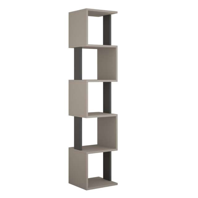 Decortie Piri Bookcase 35x30x161cm Mocha Grey