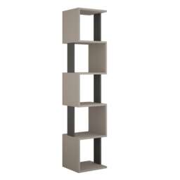 Decortie Piri Bookcase 35x30x161cm Mocha Grey