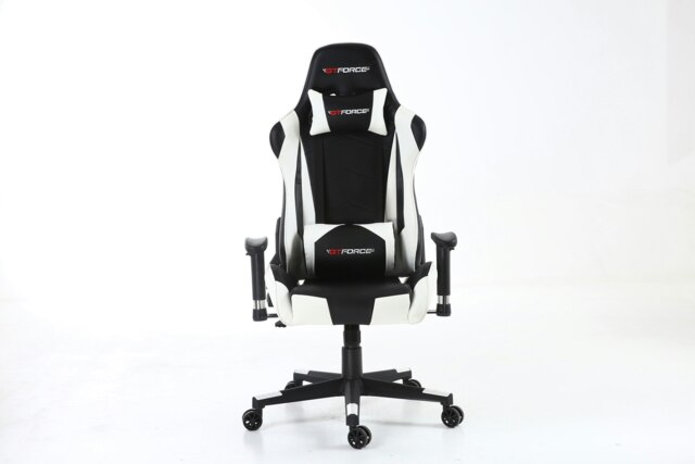 Pro FX Reclining Sports Racing Office Desk Faux Leather Gaming Chair (White) White White One Size