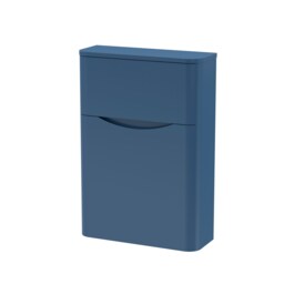 Balterley Arch Modern Bathroom Floor Standing Concealed Cistern Toilet Unit Blue Satin Blue 1