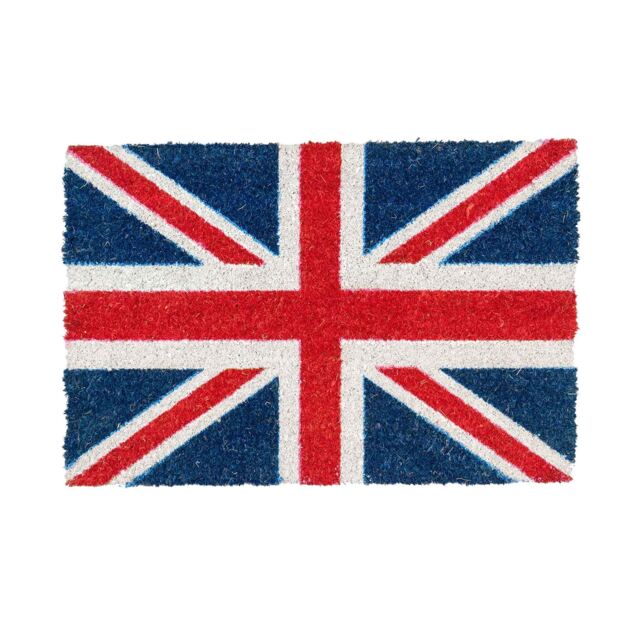Nicola Spring Coir Door Mat - 60 x 40cm - Union Jack