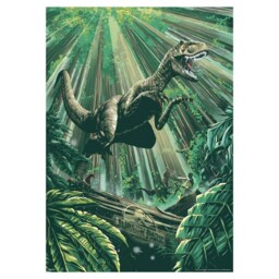Jurassic Park Raptor In Trees Limited Edition 30th Anniversary Art Print