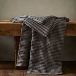Pineapple Elephant Jaipur Chunky Waffle Cotton Blanket Throw