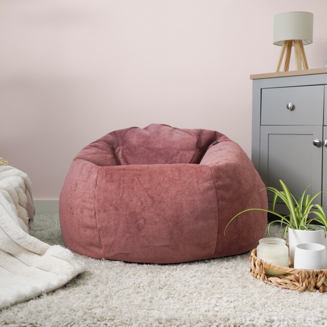 rucomfy Indoor Classic Velora Adult Bean Bag Chair - Bean Bag Seat