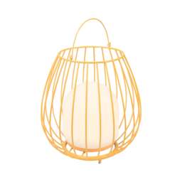 Nordlux Jim Outdoor Lantern Battery Orange Metal Intergrated LED 3-Level Dimming - , IP54