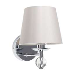 ValueLights Bryantt Silver Indoor Wall Light