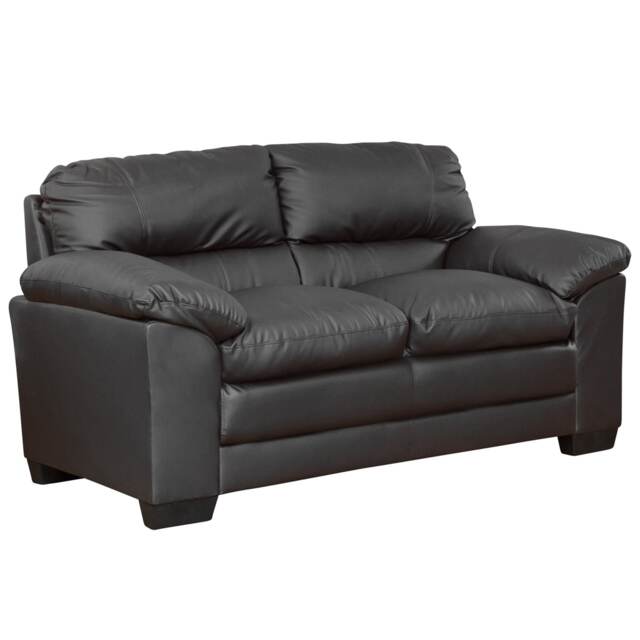 Genoa 2 Seat Sofa - Black