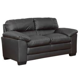 Genoa 2 Seat Sofa - Black