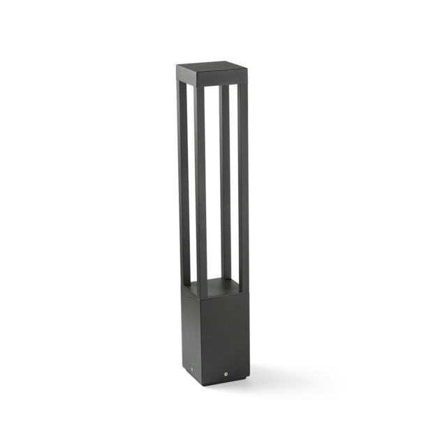 Agra 65cm Outdoor Bollard Dark Grey 2700K IP55