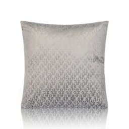 Textured Velvet 45cm x 45cm Silver Cushion Set of 4 Silver 45cm x 45cm x 10cm 4