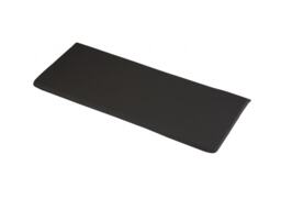 2 Seater Bench Outdoor Garden Furniture Cushion (Pack of 4) - L116 x W46 x H4 cm - Black