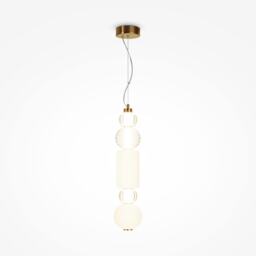 Maytoni Collar II Modern Slim Pendant Ceiling Light Gold Integrated LED 3000K