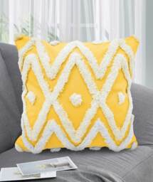 Boho Tuft Cushion - 43cm x 43cm Orange