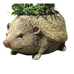 Hedgehog Shaped Planter Novelty Home Or Garden Decoration