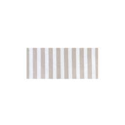 Sand & Vanilla Stripe Washable Runner