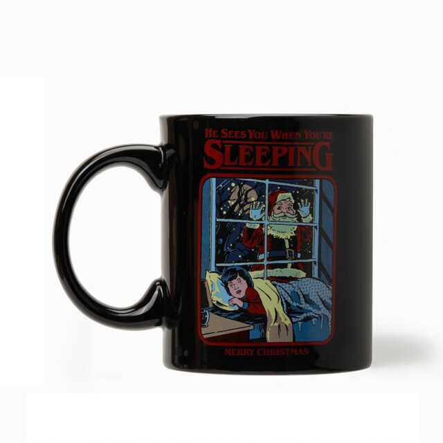 He Sees You When Your Sleeping Mug Candle - Cinnamon & Clove
