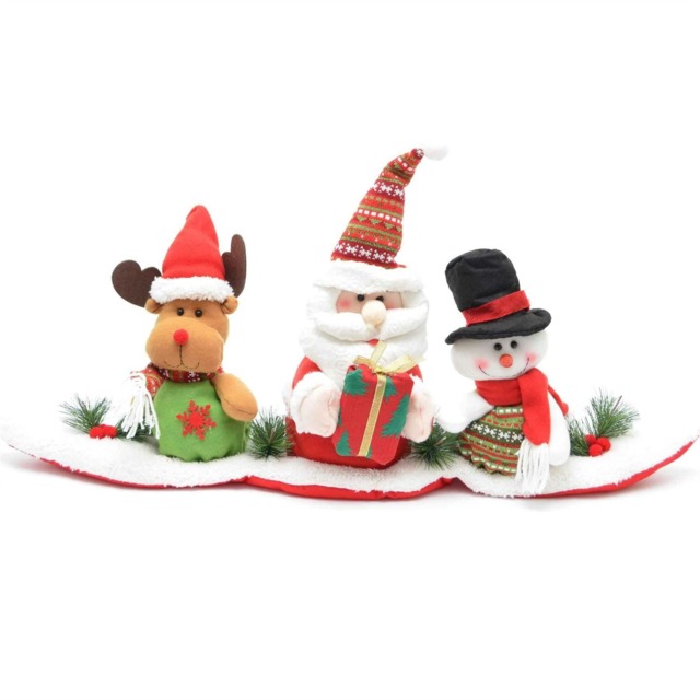 3 Teddy Set Christmas Animatic Party Decoration