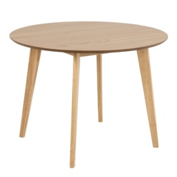 Roxby Round Dining Table In Oak 105X76Cm