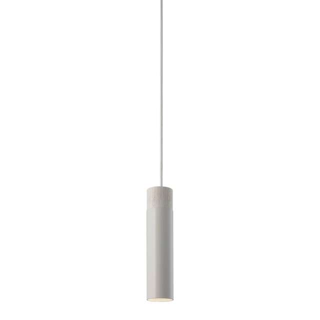 Nordlux Tilo Indoor Pendant Light White Metal GU10 Wood - Mains Powered, IP20