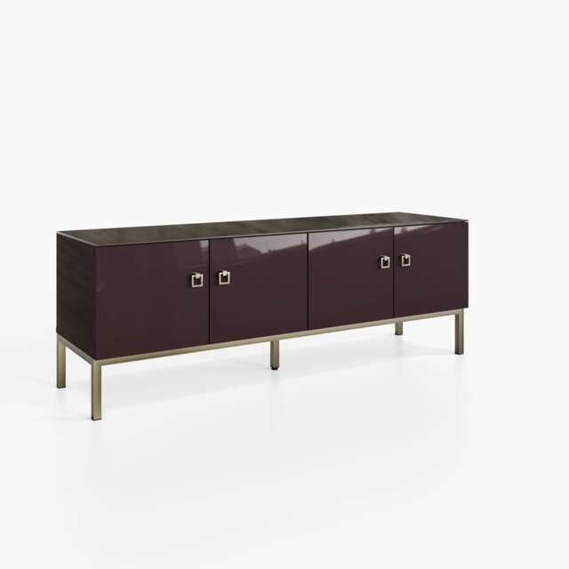 Frank Olsen Furniture LYRA TV CABINET MIDNIGHT PURPLE Purple 1