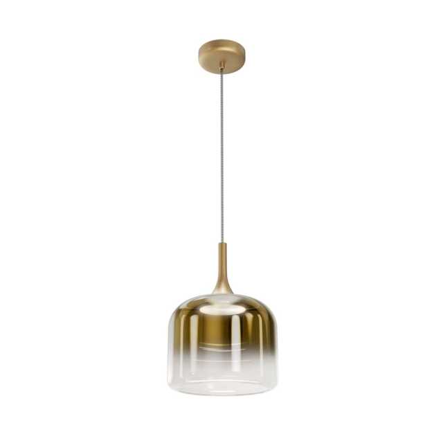 Spirito Modern Dome Pendant Ceiling Light Gold 3000K 1600lm