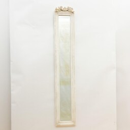 Decorative Mirror - L3 x W13 x H109 cm - Antique White White
