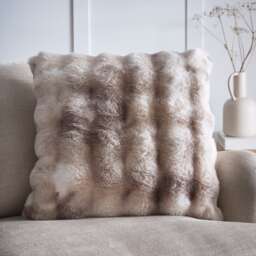 Portfolio Home Oslo Taupe Filled Cushion 55x55cm