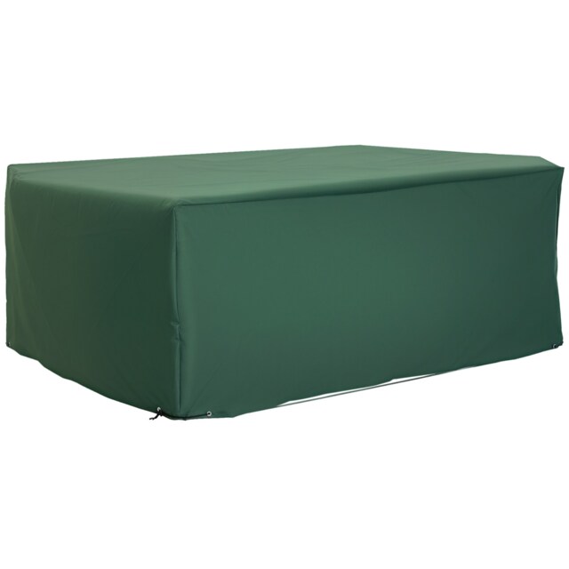 Outsunny UV Rain Protective Cover For Garden Patio Wicker Rattan Green Green