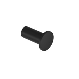 Cosmic Wall Mounted Towel Hook with Durable Metal for Bathroom Brushed Black 4cm