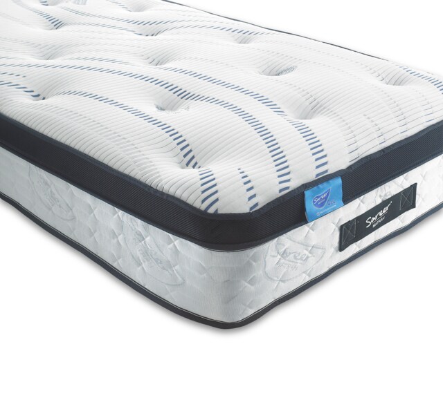 Sareer Gel Coil Spring Mattress 2FT6 White Small Single