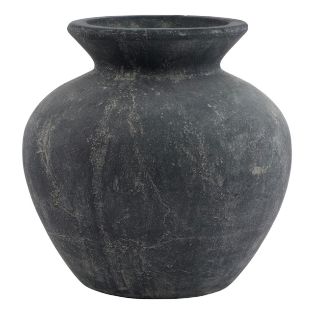 Hill Interiors Amalfi Vase - Grey - One Size