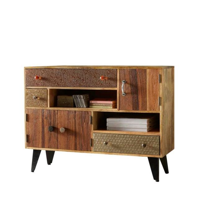 Seamon reclaimed wood Sideboard Brown