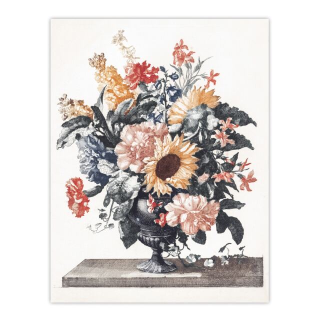 Stone Vase Bouquet With Sunflowers Teyler Huge Wall Art Poster Print
