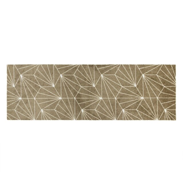 JVL Mega Runner - 57x150cm, Brown Geo