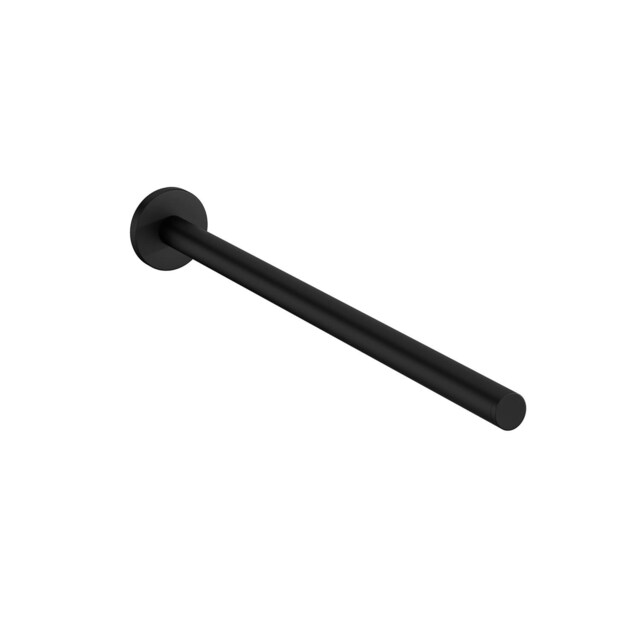 Cosmic Wall Mounted Towel Round Rail with Black Matte Finish for Bathroom 40 cm
