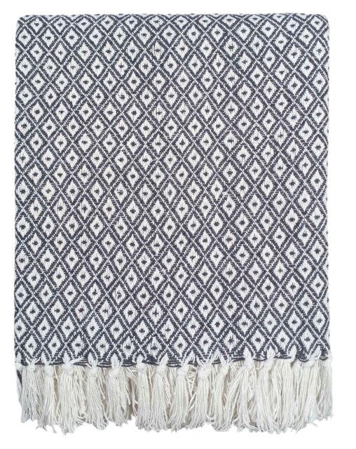 Eden Cotton Geometric Throw
