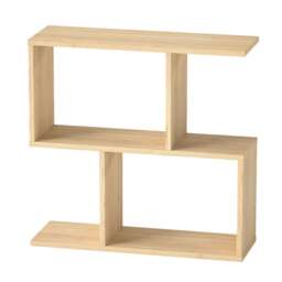 Levede Slim Sofa Side Table Narrow End Accent Table 3 Tier for Living Room 20cm Clear Natural