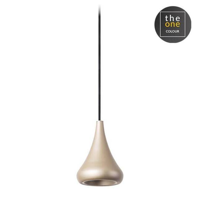 Cherry LED Dome Ceiling Pendant Painted Gold 13cm 1185lm 2700K - Special Offer