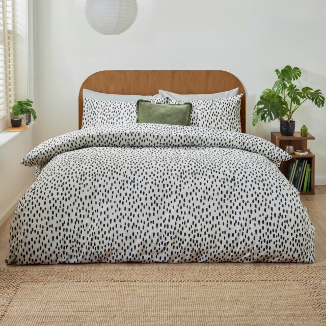Furn Dottie Printed King Duvet Cover Set Multi King 1