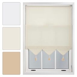 60cm Made to Measure Triangle Edge Linen Roller Blinds