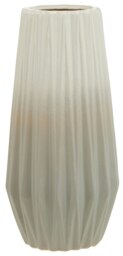 Orsina Decorative Large Grey White Ceramic Vase, Robust Pottery Vase, Sleek And Sturdy Vase For Artificial Flowers