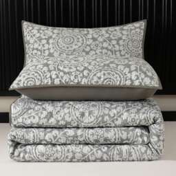 Intimates Matteo Luxury Jaquard Floral Quilted Bedspread Set Multi Multi Double
