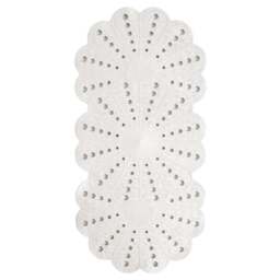 Showerdrape Petal White 740 x 360mm Anti-slip Bath Mat Multi 1