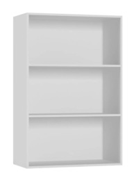 3-Tier Bookcase Shelving Storage Unit- 90x60x29cm White 1