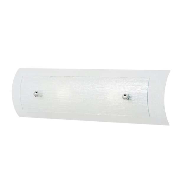Duet 2 Light Bathroom Wall Light Polished Chrome IP44, G9
