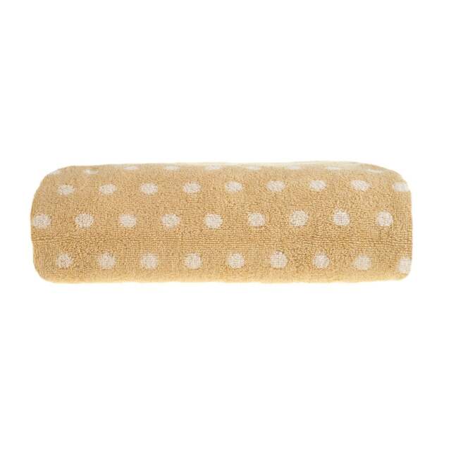 Polka Dot Bath Towel - Cream