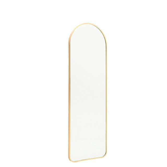 Living and Home Arch Full Length Wall Mirror - Gold