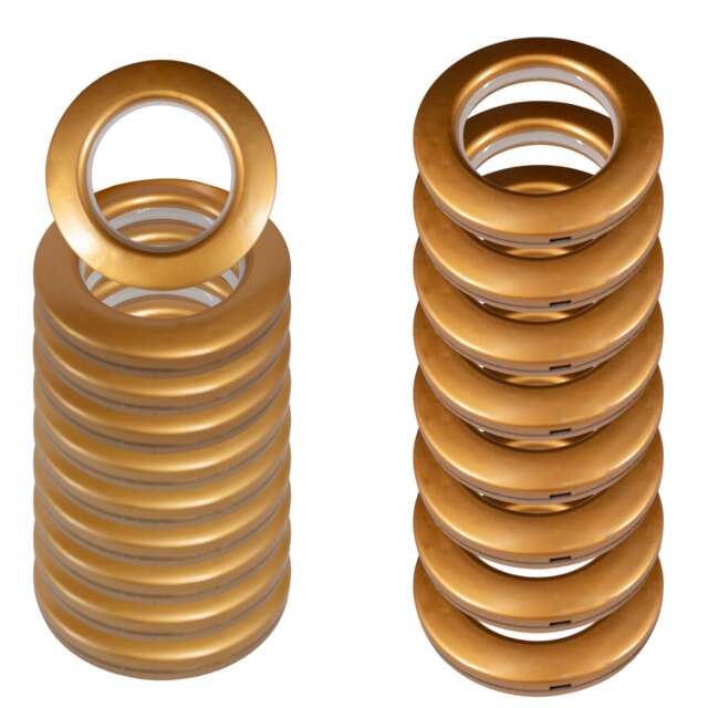 42mm Curtain Eyelets Plastic Round Grommet Rings Clips - 10pcs