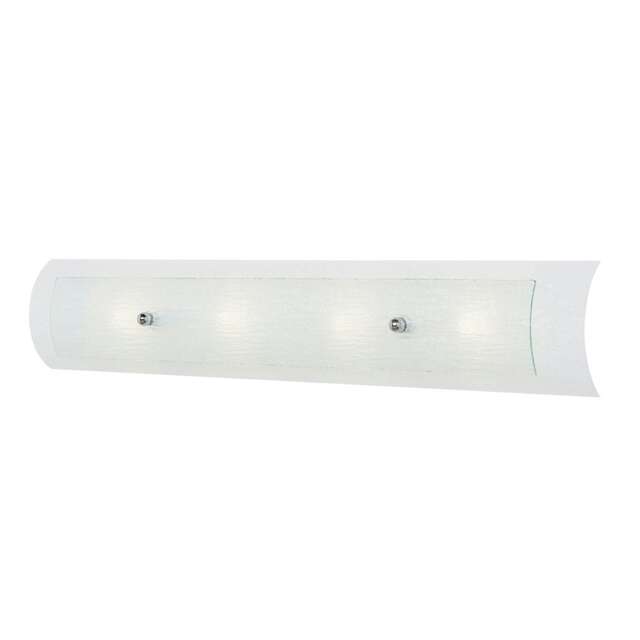 Duet 4 Light Bathroom Wall Light Polished Chrome IP44, G9