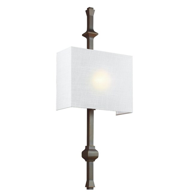 Teva 1 Light Indoor Wall Light Bronze, E27
